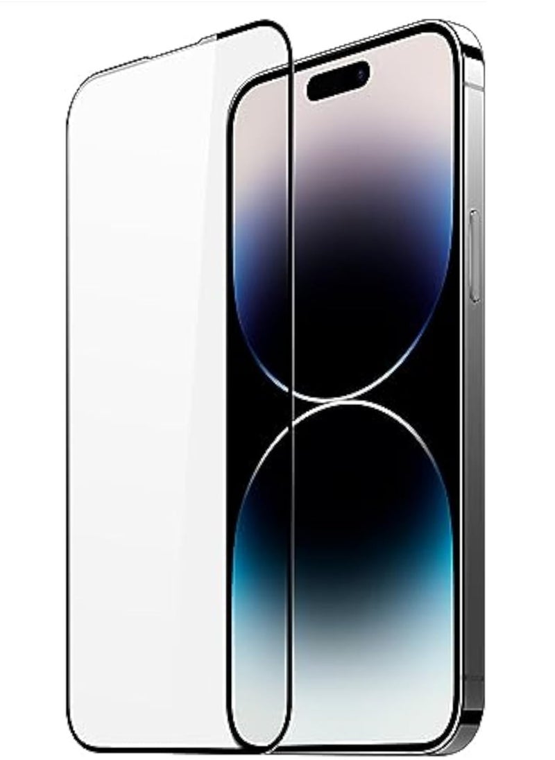 Denx Full Coverage Screen Protector for iPhone 16 6.1 inch, Tempered Glass 9H with, Installation Tool, Case Friendly, HD Clear, Anti- Scratch, Oil Proof, Anti- Fingerprint, (Crystal Clear)  - Image 1