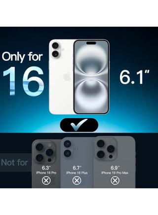 Screen Protector for iPhone 16 Tempered Glass Protective Film 9H Hardness High Transparency Anti-Shatter Anti-Bubble - view 2