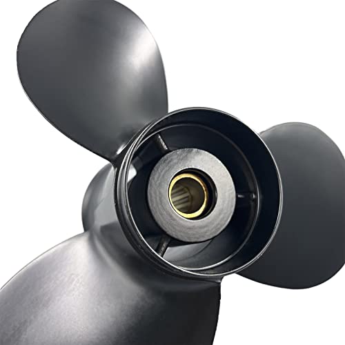 Boatman Boat Aluminum Propeller 9 14 x 7 fit Suzuki Outboard Engine DF8A 99A 15 20DT99 15 HP10 Spline ToothOEM 5810089L00019925x7 - Image 3
