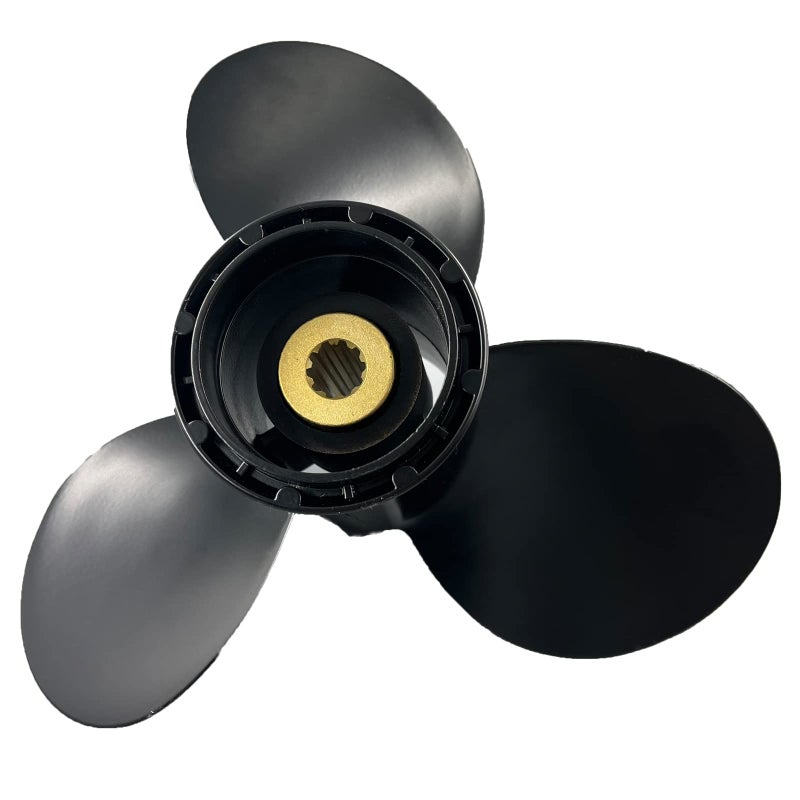 Boatman Boat Aluminum Propeller 9 14 x 7 fit Suzuki Outboard Engine DF8A 99A 15 20DT99 15 HP10 Spline ToothOEM 5810089L00019925x7 - Image 2