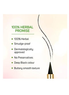 Herbal Farmherbs 100% Herbal All Natural Baby Kajal Stick  Certified Lead Free Irritation Free Premium Olive Wax With  Organic Marigold Smudgeproof  Preservative Free  Chemical Free  - Image 3