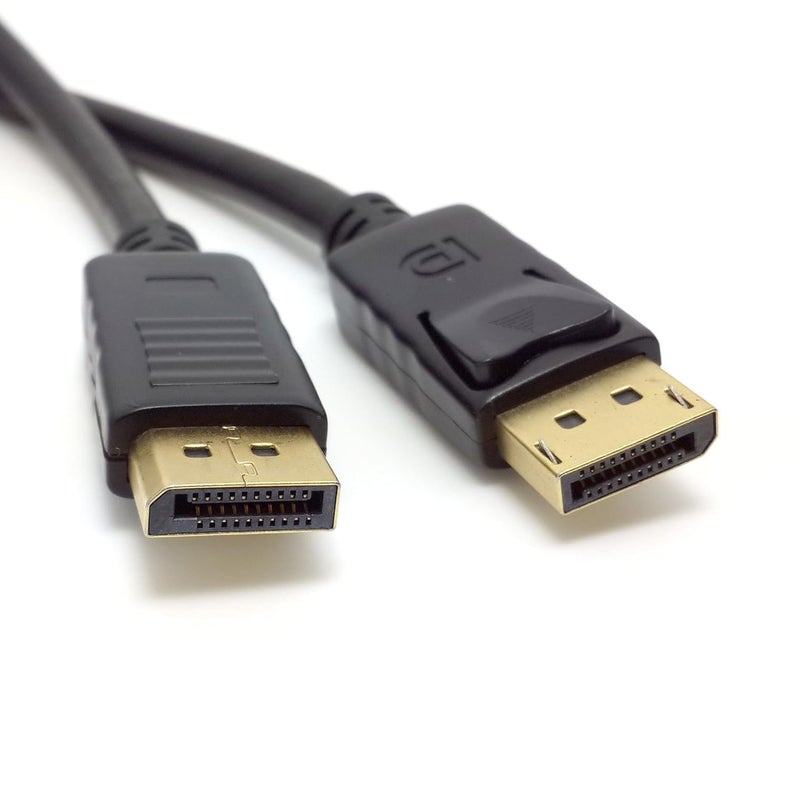 DP 10m DisplayPort to DisplayPort Cable (Black) - Supports 4K & 1080P, Audio Pass-thru, Secure Connection, Ideal for Gaming & Streaming