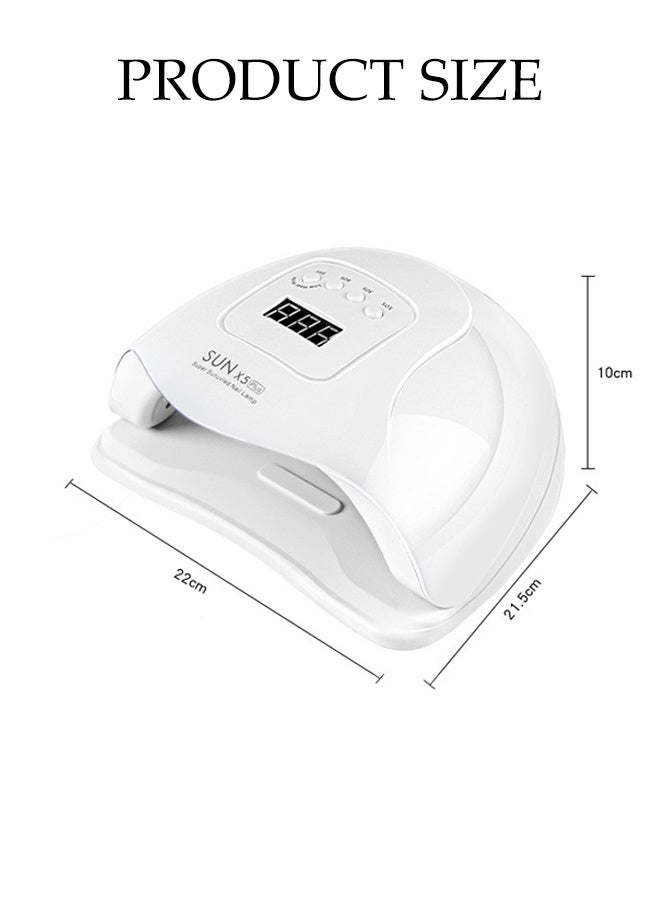 DUNISO LED Nail Lamp, Professional Nail Dryer, Gel Polish Light, UV Nail Light with 4 Timer Setting, Nail Polish Curing Gel LED Dryer, Professional Nail Art Tools with Automatic Sensor, Ideal for Home & Salon Use - Image 2