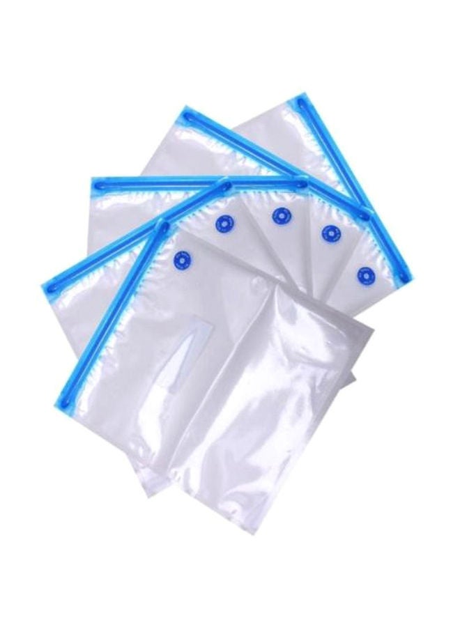 Loquat Vacuum Reusable Space Saver Sealer Clear 30x34centimeter