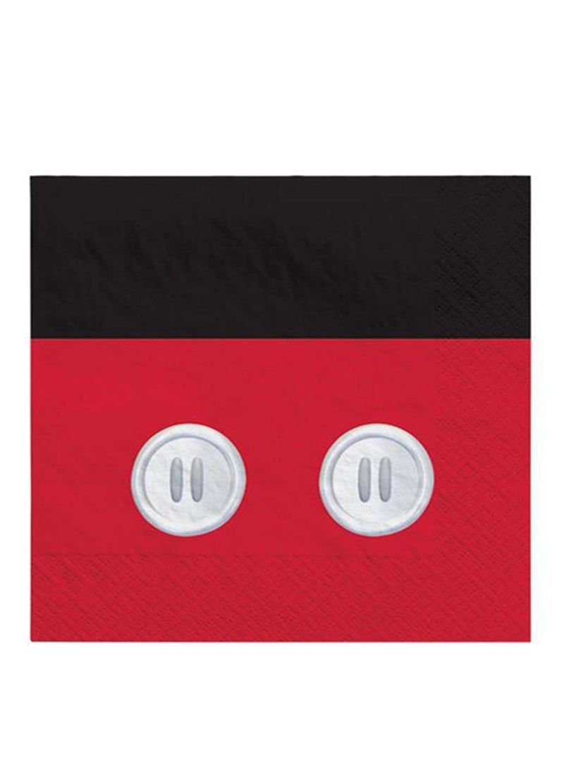 Amscan Mickey Forever, 57 Piece Tableware Party Supplies, Includes Napkins, Plates, Cups, Cutlery And Tablecover, Multicolor, For 8 Guests - Image 5