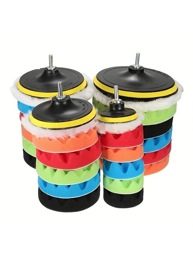 6 Inch Nylon Polishing Pads 8Pcs Set For Tile Floor Tub Car Bathroom Cleaning - Image 1