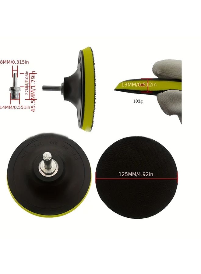 6 Inch Nylon Polishing Pads 8Pcs Set For Tile Floor Tub Car Bathroom Cleaning - Image 2
