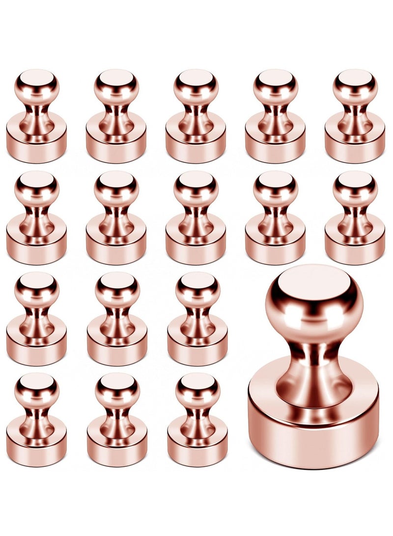 general Fridge Magnets, 18Pcs Cute Magnets for Refrigerator Strong Fridge Magnets for Whiteboard, Small Neodymium Magnets for Fridge, Pink Magnets for Decorative Magnets,Kitchen, Office, School, Map - Image 1
