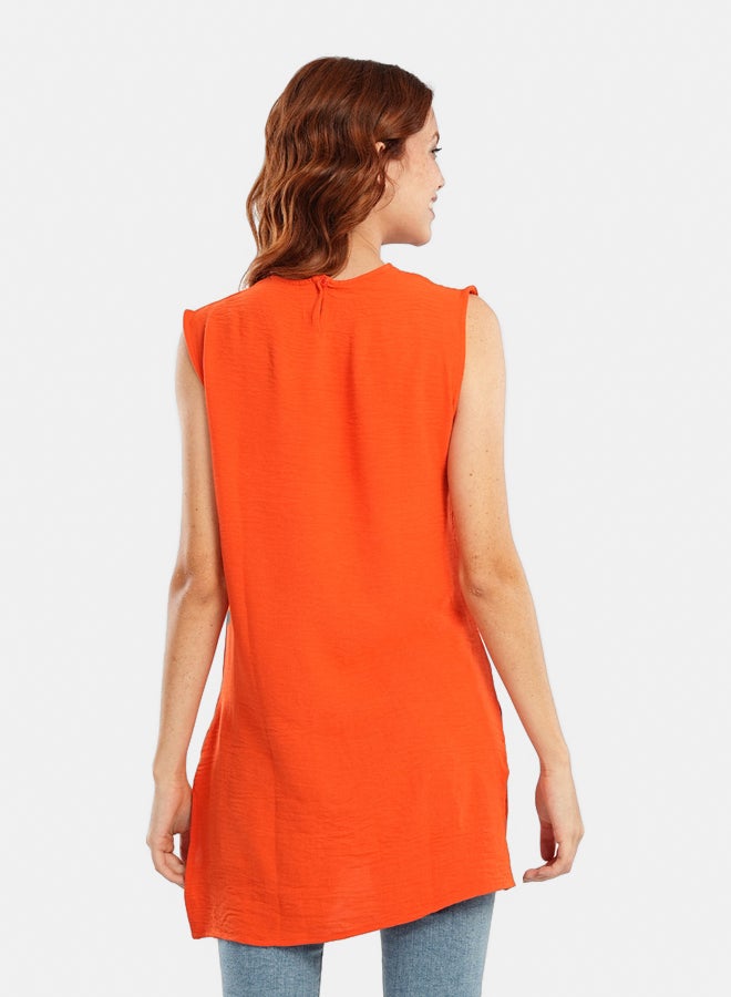 Carina Lightweight Round Neck Blouse - Image 2