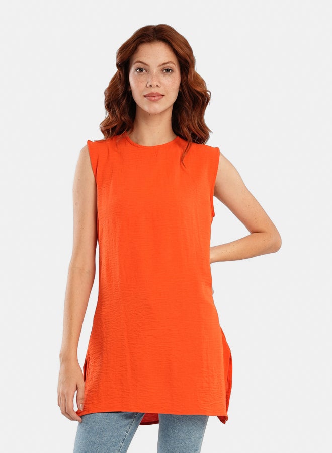 Carina Lightweight Round Neck Blouse - Image 1