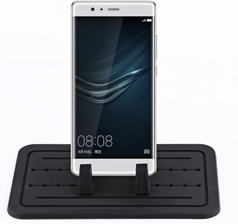 klarako Car Phone Holder, Silicone Car Dashboard Mobile Phone Mount Universal Cell Phone Stand Dash Mat Compatible with Smartphone - Image 1