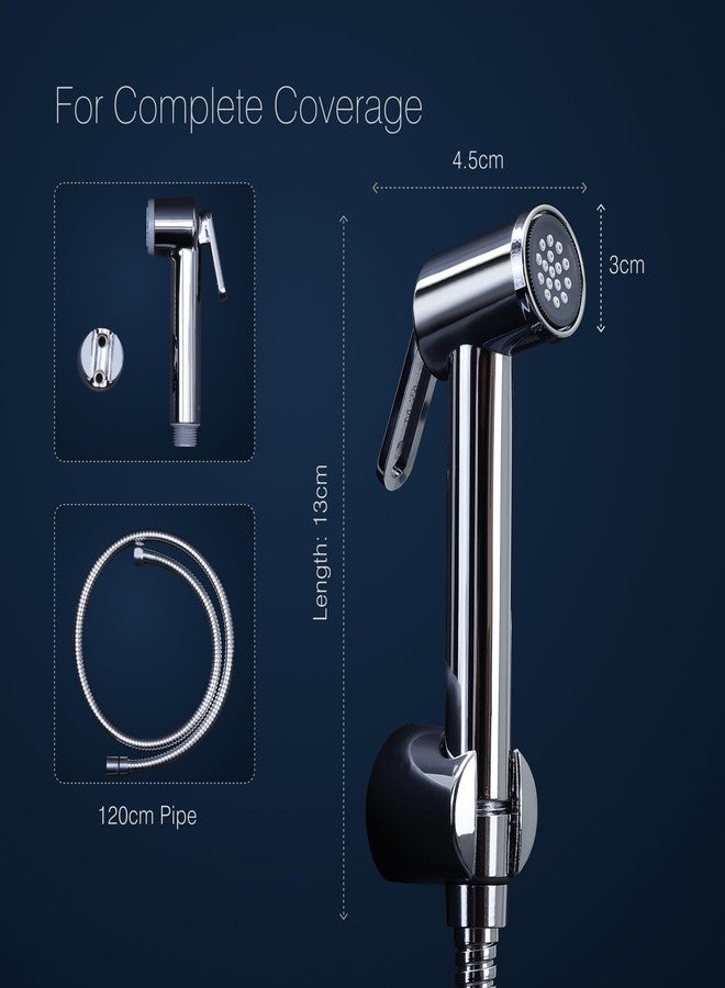 Hindware Italian Collection Health Faucet for Bathroom | Made of ABS | Comes with 1.2-Meter Stainless Steel Tube | Element | 1-Year Manufacturer Warranty - Image 5