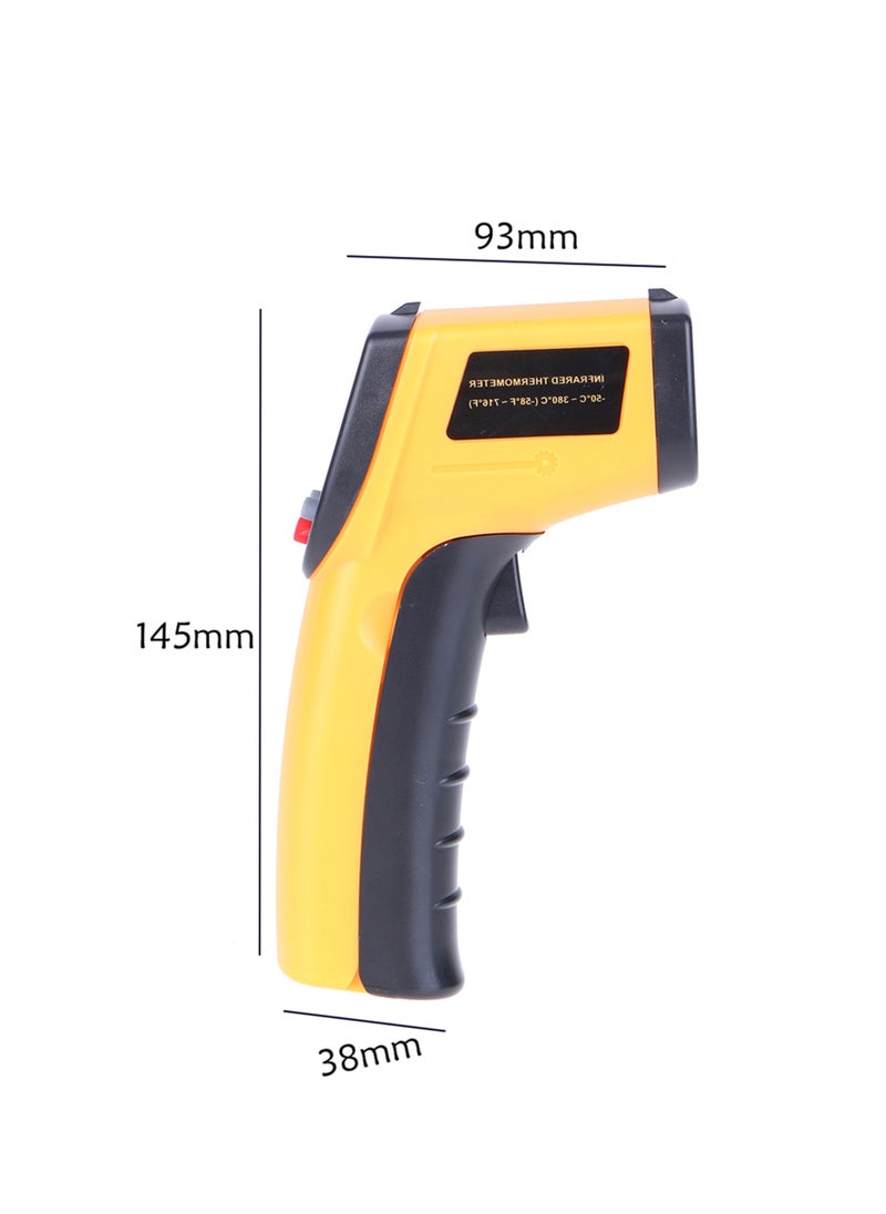 Generic - Digital Infrared Thermometer, Laser Industrial Temperature Gun, Non-Contact, with Backlight, -50-380°C, NOT for Humans, Battery not Included - Image 1