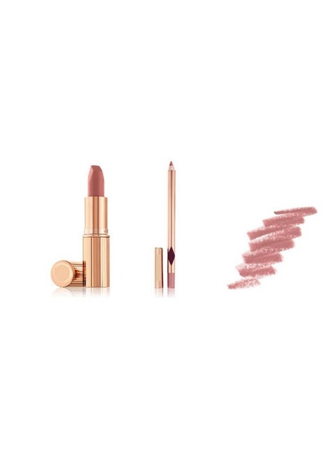 Tilbury CHARLOTTE'S PILLOW TALK LIP KIT MAKEUP KIT (PILLOW TALK ORGINAL)