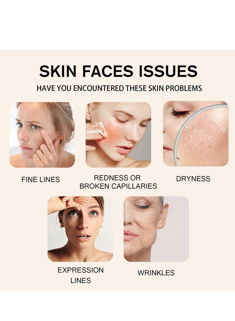 LUNOON Rice Raw Pulp Face Cream, Anti Aging Face Moisturizer Face Cream, Anti Wrinkle Face Cream, Skin Lightening Cream, Natural Rice Face Moisturiser, Moisturizer Anti-Wrinkle Shrink Pores 50g - Image 5