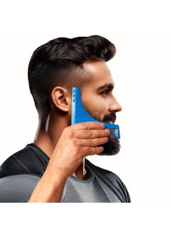 The Beard Bro- 7 Tools in 1 Professional Beard Shaping Tool For Perfect Lines and Symmetry- THE FIRST & ORIGINAL