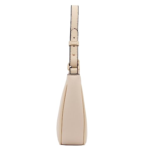 FashionPuzzle Small Crescent Shoulder Bag Underarm Purse (Nude) - Image 3