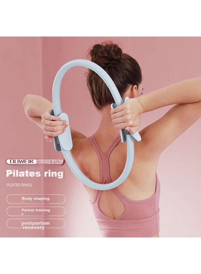 Dweck Duweike Pilates Resistance Ring, Elastic Body-shaping Fitness Ring, Middle-aged And Elderly Thigh Inner Measurement, Limb Resistance Training Aid, Blue - Image 1