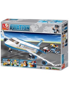 Sluban Sluban Plane Building Blocks 463 Pieces - B0366  - Image 1