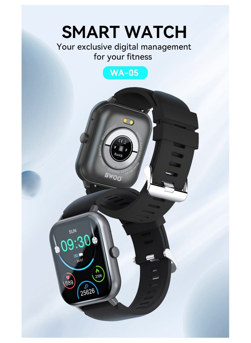 Bwoo Wa05 Smart Watch Grey - Image 3