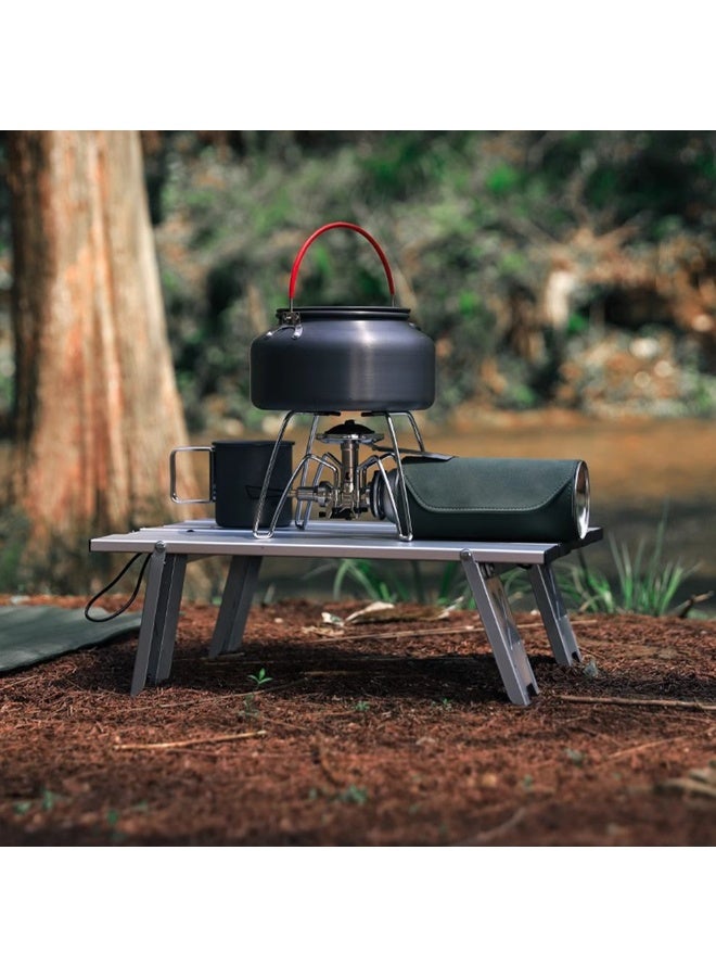Outdoor Portable Lightweight Camping Mini Folding Table Aluminum Alloy Easy-clean Picnic Beach Compact Table With Carry Bag - Image 5