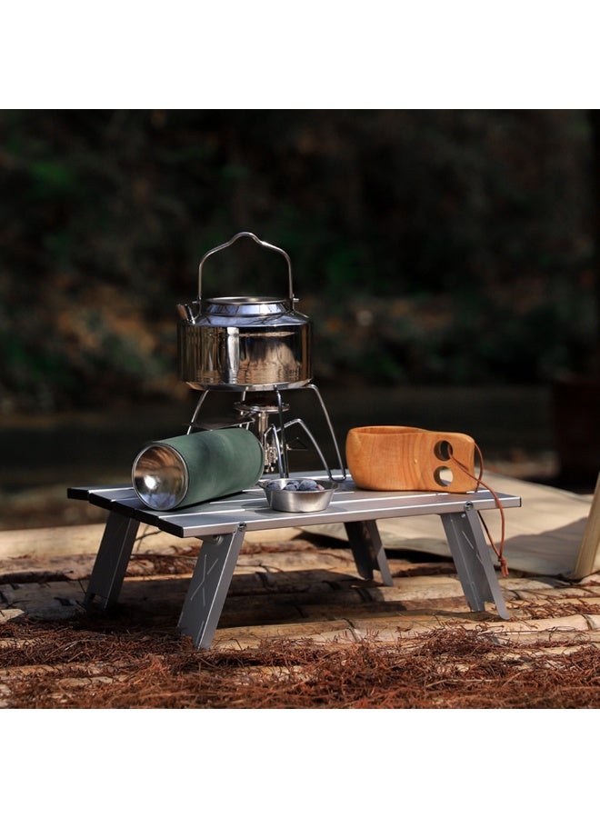 Outdoor Portable Lightweight Camping Mini Folding Table Aluminum Alloy Easy-clean Picnic Beach Compact Table With Carry Bag - Image 3