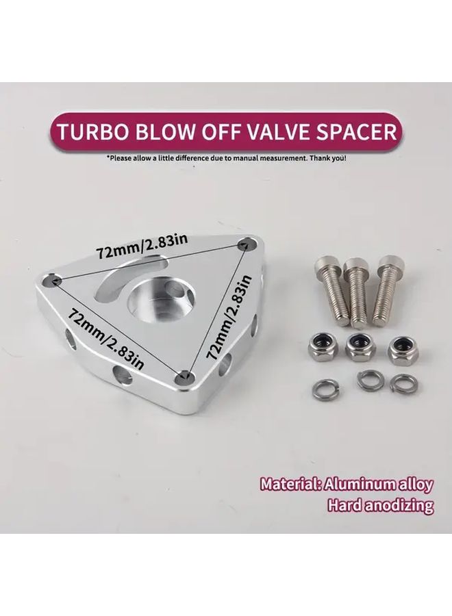 Blue Aluminum Alloy Blow Off Valve Spacer for Hyundai Genesis Coupe Kia 1 6T 2 0T Honda Civic 1 5T Engine - Image 2
