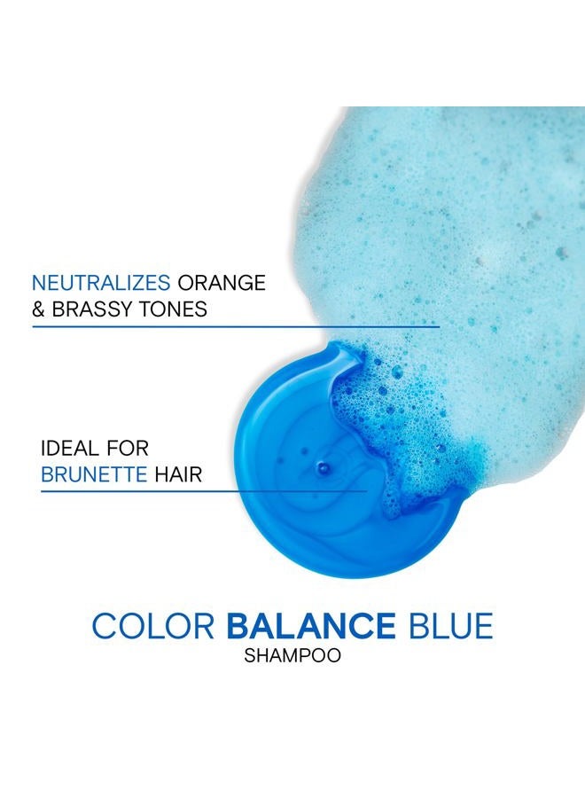 JOICO Color Balance Blue Shampoo | For Lightened Brown Hair | Eliminate Brassy Orange Tones | Boost Color Vibrancy & Shine | UV Protection | With Rosehip Oil & Green Tea Extract | 10.1 Fl Oz - Image 4