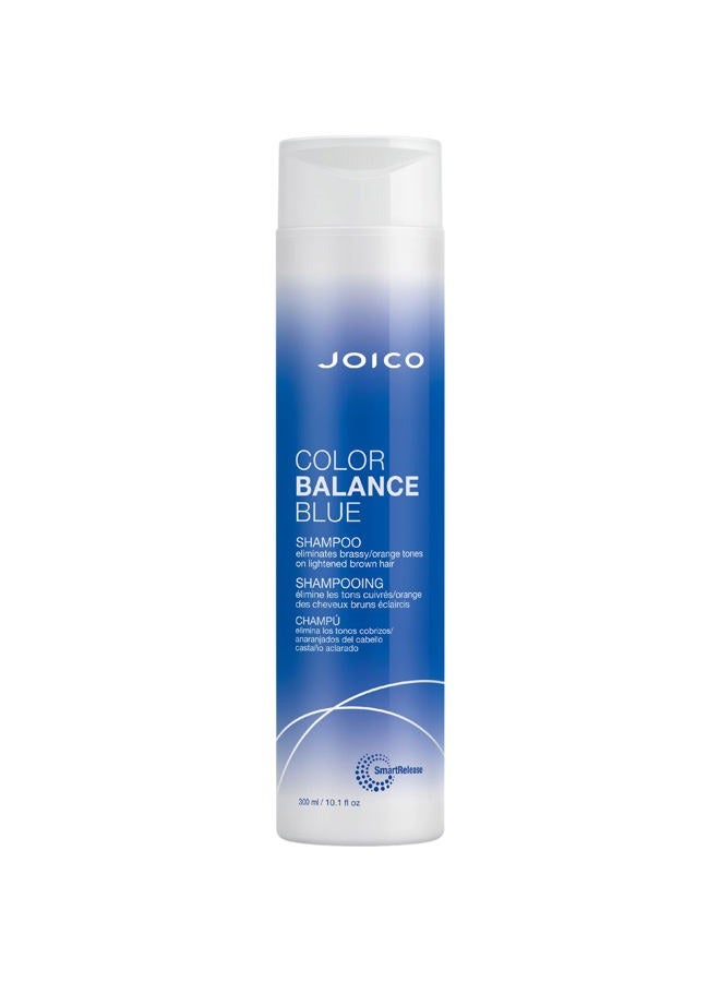 JOICO Color Balance Blue Shampoo | For Lightened Brown Hair | Eliminate Brassy Orange Tones | Boost Color Vibrancy & Shine | UV Protection | With Rosehip Oil & Green Tea Extract | 10.1 Fl Oz - Image 1