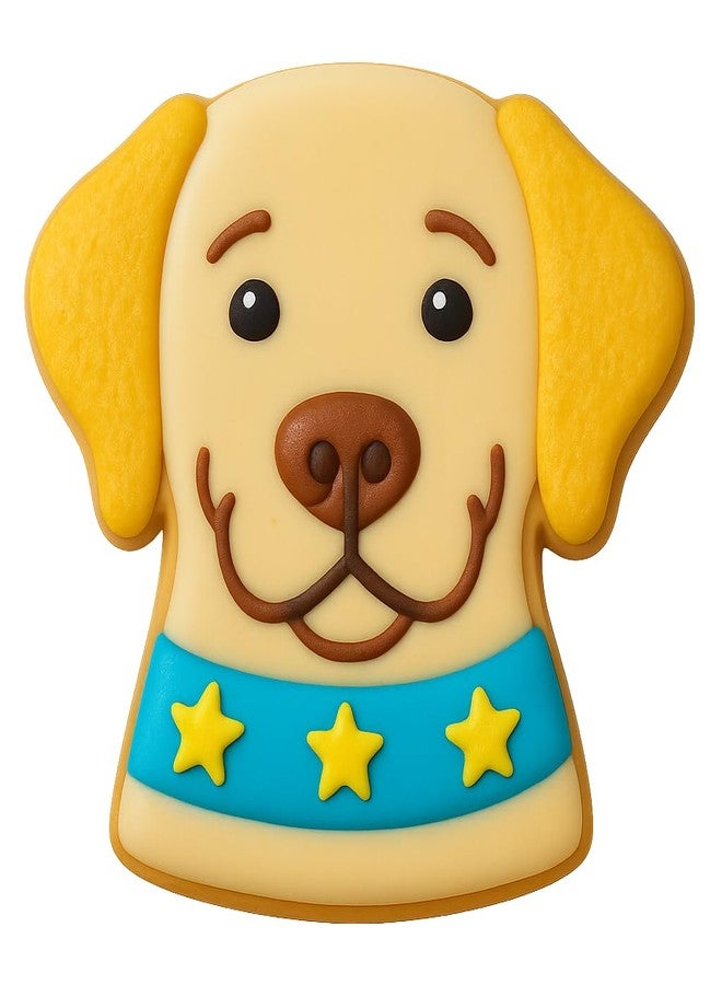 Mighty Gadget Labrador Retriever Head Cookie Cutter & Stamp - 4x3.38", Pet Treat & Cookie Making Mold (Random Color) - Image 2