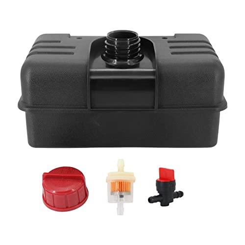 Tektall Fuel Tank With Cap Gas 4 Quart Compatible with Various Tecumseh Engines Including H35-45751Y HM100-159090H HM80-155490S HM80-155579T OHSK120-222005A & other models Replace #37290 & 34156 - Image 1
