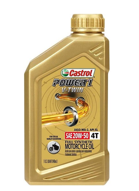 CASTROL POWER 1 V-TWIN FULL SYNTHETIC 4T 20W-50