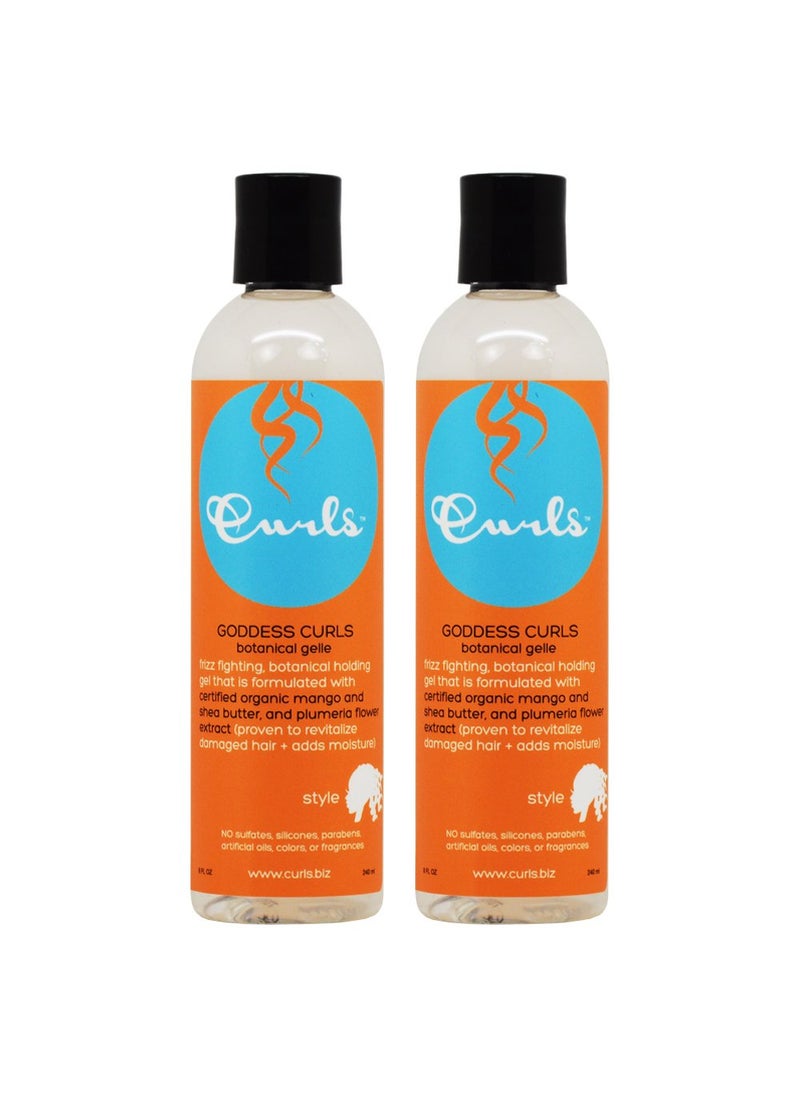 Curls Curls Goddess Curls Botanical Gelle 8oz Pack of 2 