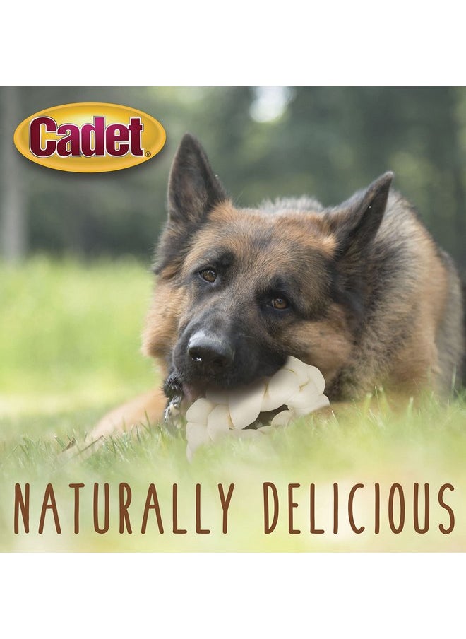 Cadet Cadet Premium Grade Beef Hide for Dogs, Long Lasting Rawhide Donut Bone, Single Ingredient Dog Chews, 8 Inch (1 Count)  - Image 5