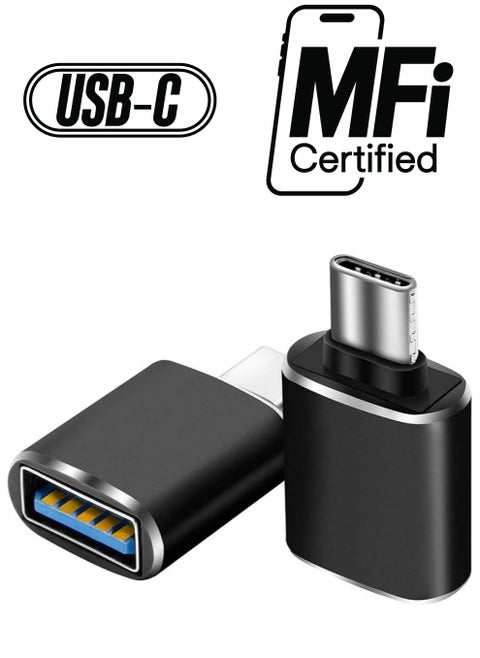 USB C to USB Adapter Type c to USB adapter Thunderbolt 3 to USB 3.0 Adapter Compatible with cellphone and iPad and Computer Ntebook Laptop and more Type C devices