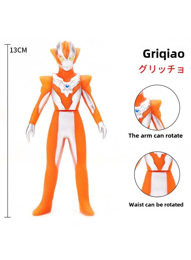 13CM Ultraman Soft Plastic Tiga Style Maltos Galaxy Zero Tiga Superman Children's Hot Toys Wholesale-Color:33, Glory Bridge - Image 1