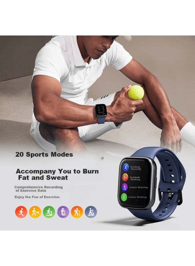 Dido Y18s Pro Smarch For Blood Sugar And Blood Pressure Monitoring, Ecg, Bluetooth Calling, Temperature, Blood Oxygen, Sleep Tracking, Heart Rate And Exercise Recording For Health Management - Image 2