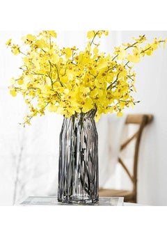 HOME TASTE TOMSUN Modern Large Clear Glass Vases Flower Vase for Desktop Decoration  - Image 5
