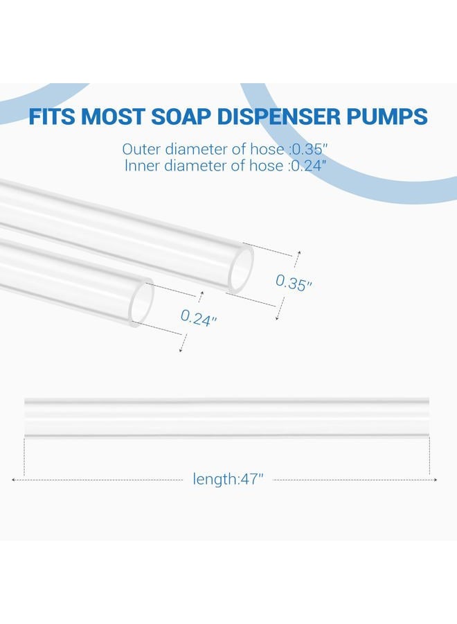 Yofidra Sink Soap Dispenser Tube Kit 47” With Upgraded Check Value Never Fill the Little Bottle Again - Image 3