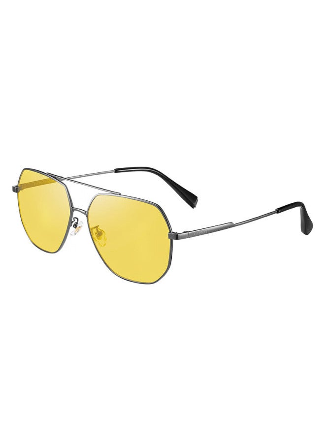 Caponi Night Vision Gl Uni Photochromic Polarized Sungl Day And Night Driving Anti-glare Night Driving Sungl