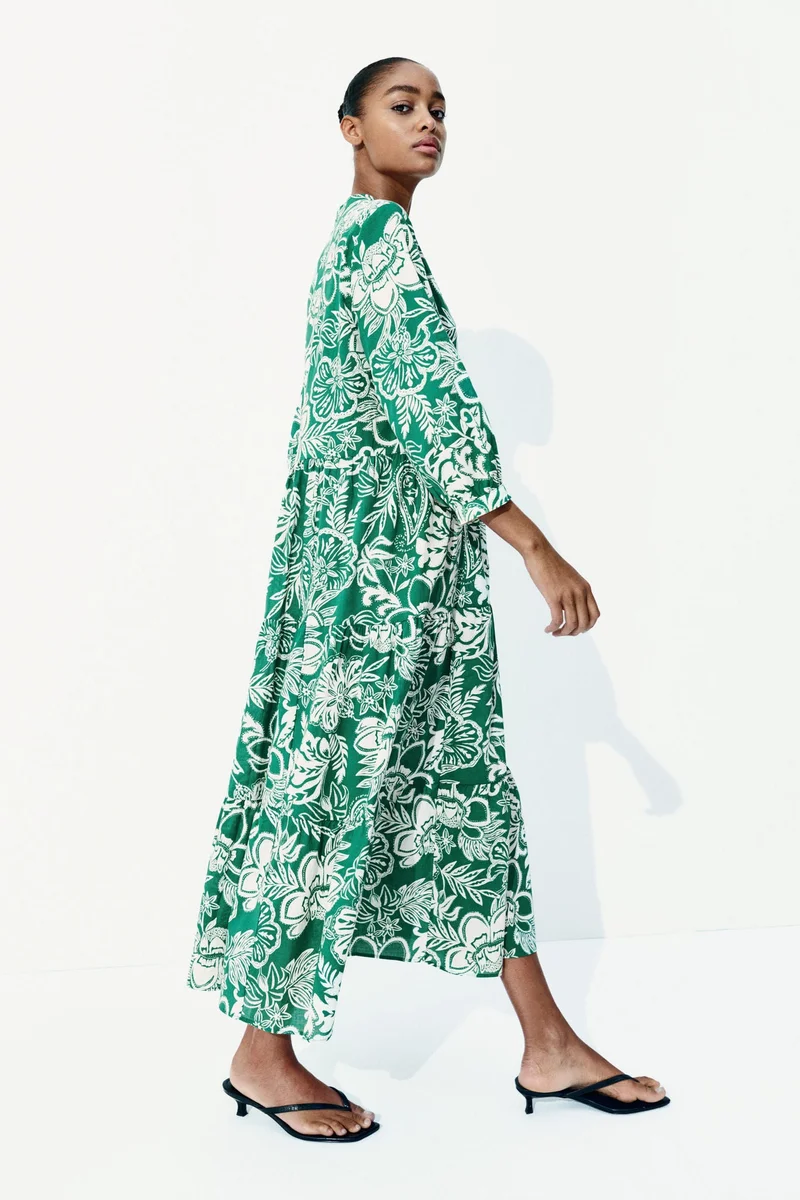 H&M Tiered midi dress