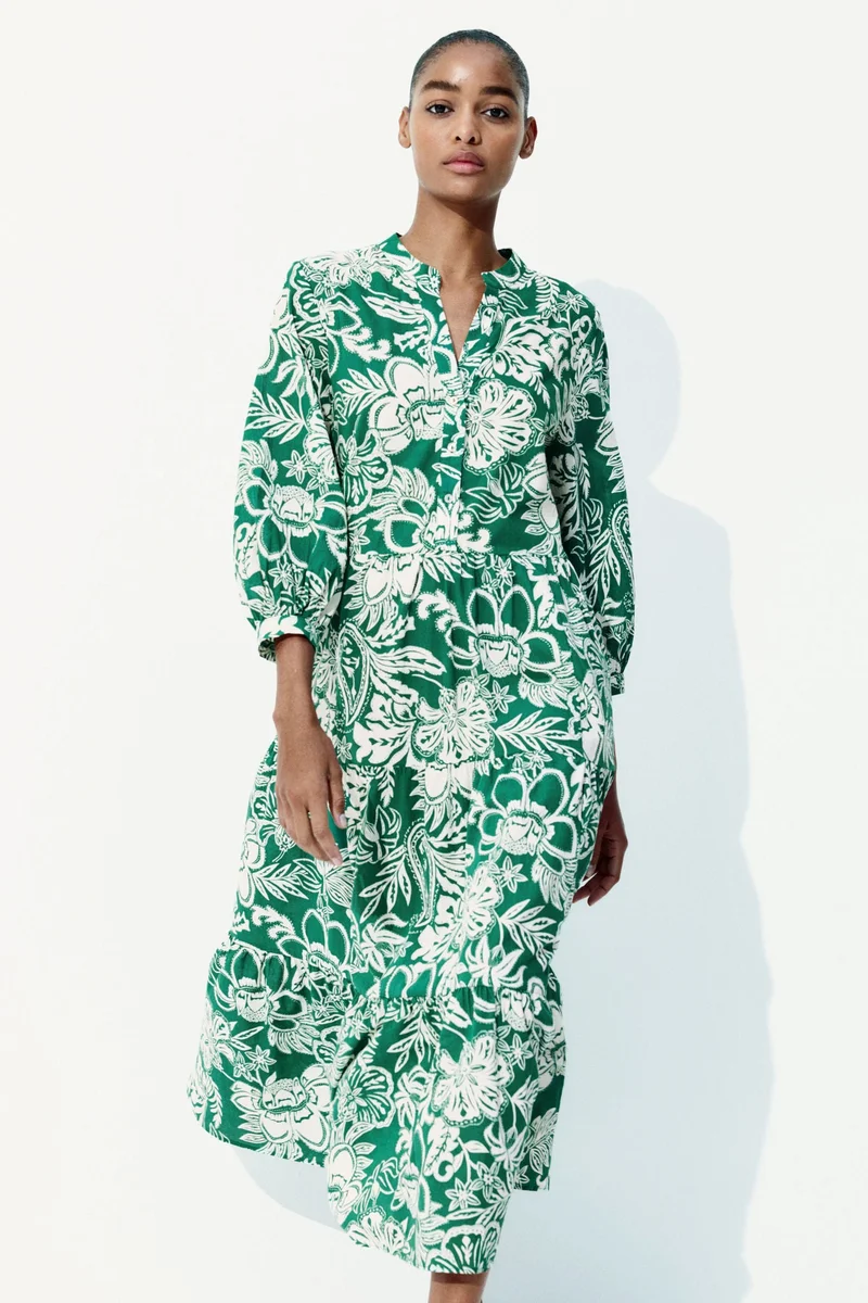 H&M Tiered midi dress