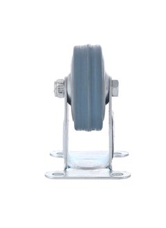 BMB tools 2-Piece 75mm Grey Rubber Caster - Rigid - Plate  - Image 4