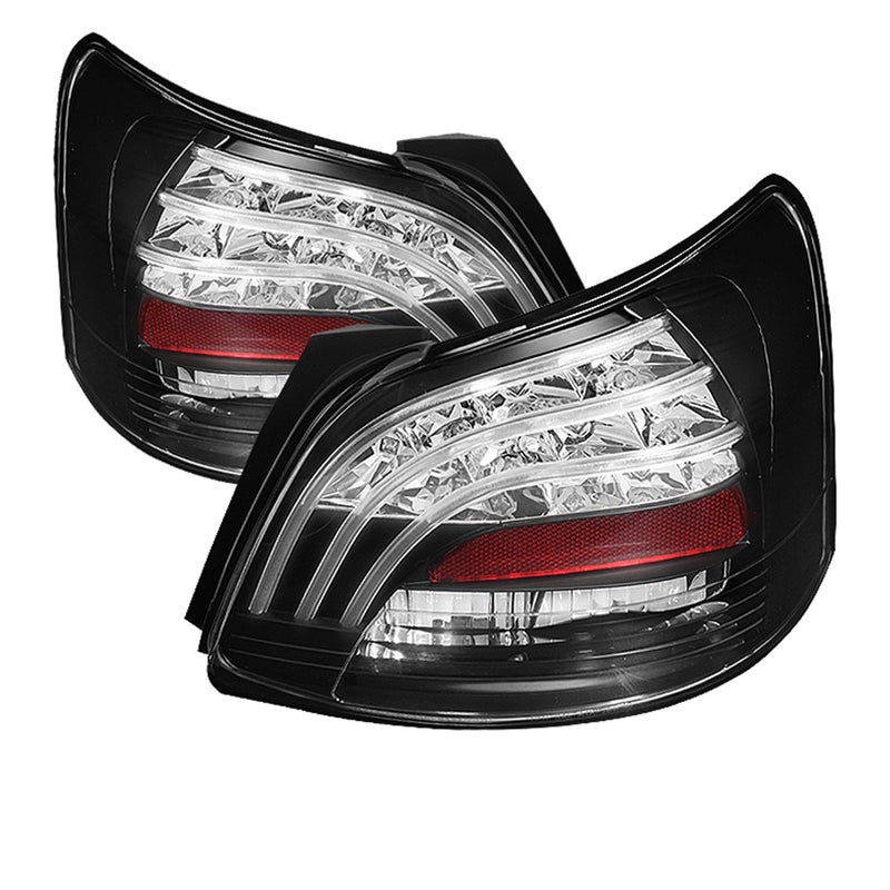 Spyder 5037640 Toyota Yaris 07-09 4Dr LED Tail Lights - Black (SEDAN ONLY DOES NOT FIT HATCHBACK MODEL) - Image 2