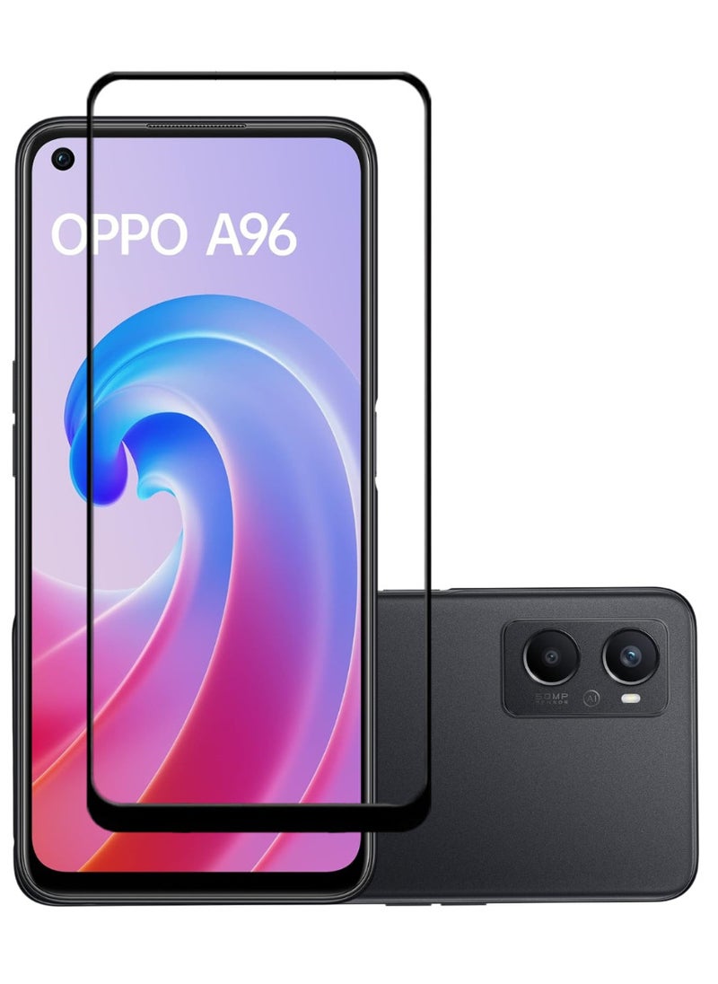 ACLIX Antistatic ESD Dustproof Premium Quality High Definition Tempered Glass Screen Protector Designed For Oppo A96 - Image 1
