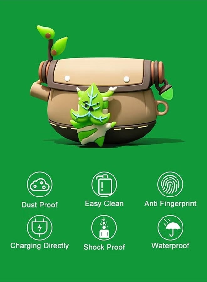 Air Pods Pro 2 Generation Protective Case Zelda Tears of the Kingdom, Compatible Air Pods Pro 1st/2nd with Luminous Pendant Carabiner, Funny Unique 3D Soft Silicone Shockproof Protective Skin Case C - Image 2