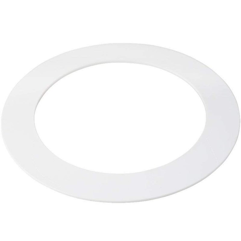 harrrrd 5 Pack Gloss White Goof Trim Ring for 8 Inch Recessed Can Lighting Down Light Outer Diameter 86 Inches Inner Diameter 62 Inches