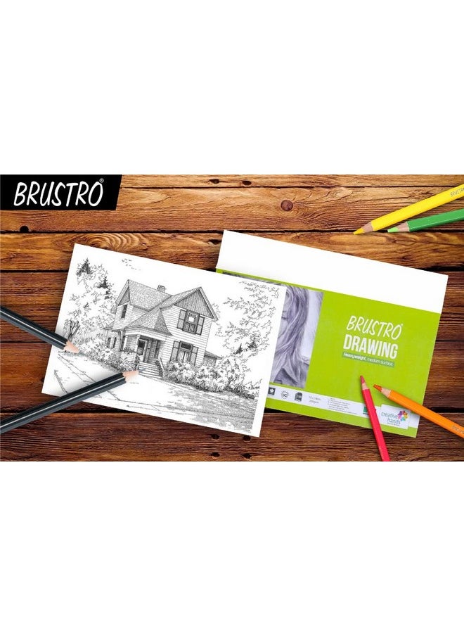 BRUSTRO - Brustro Drawing Paper 200 GSM A3 Jumbo Pack (Pack of 40+10 Free Sheets) - Image 1