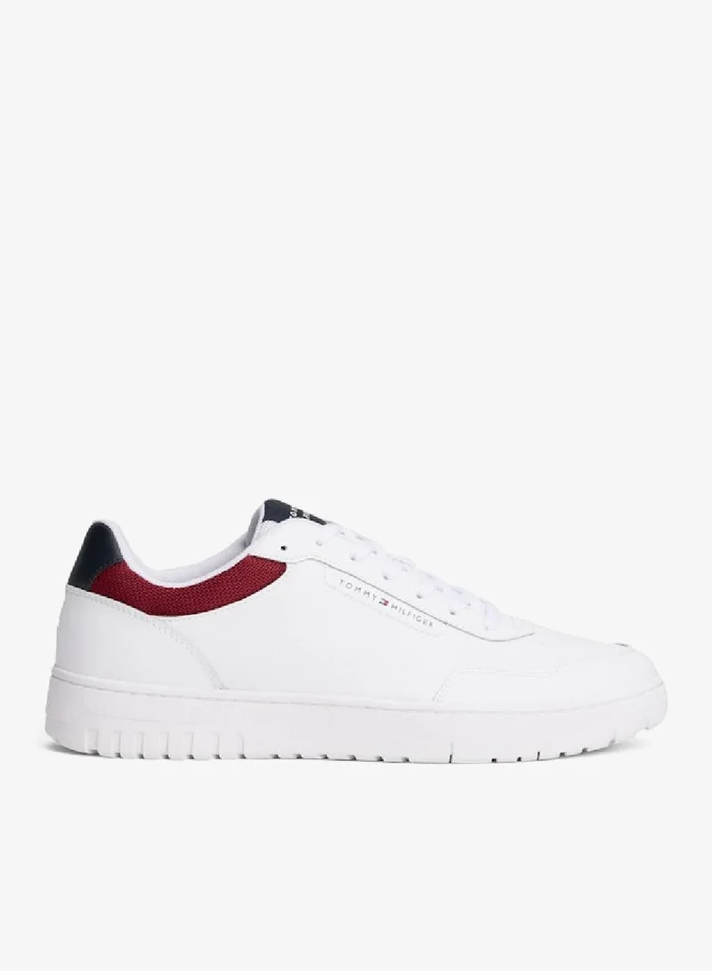 TOMMY HILFIGER Cleat Basketball Trainers With Leather