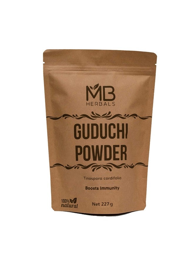 MB Herbals Guduchi Powder 8 Oz / 0.5 Lb (227 Gram) ; Wildcrafted Organic Guduchi Powder ; Neemgiloy ; Processed From The Stems Of Tinospora Cordifolia Plants Grown On Neem Trees - Image 4